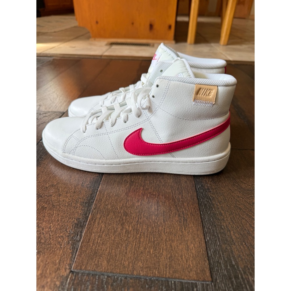 Nike Court Royale 2 Mid Size 10 White Pink Womens Sneakers CT1725-104